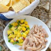 Soy Lime Tuna Ceviche - This quick and easy way to prepare fresh tuna is DELICIOUS and healthy!