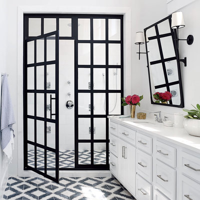 24 Ways to Use Patterned Tile in Neutral Spaces