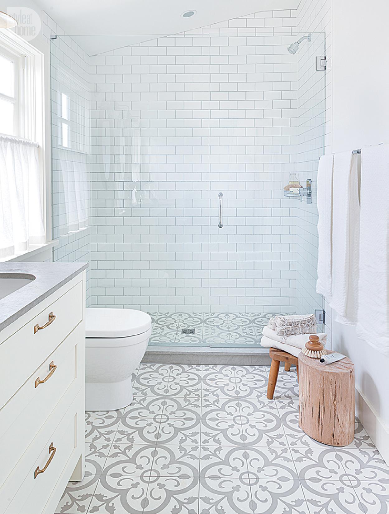 24 Ways to Use Patterned Tile in Neutral Spaces
