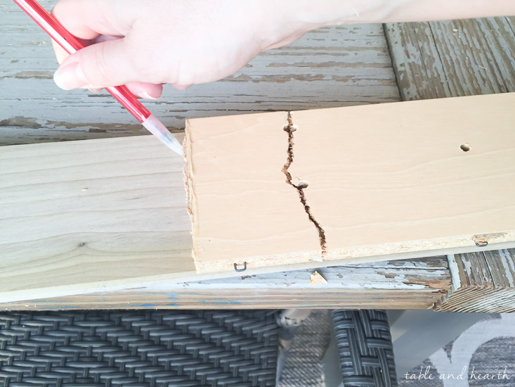 How to Fix Broken Drawer Fronts - An easy and strong way to fix those cracked or broken drawer fronts!