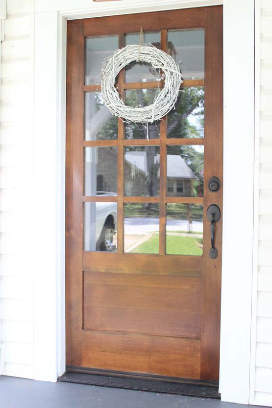 20 BEAUTIFUL Farmhouse Stained Wood Doors