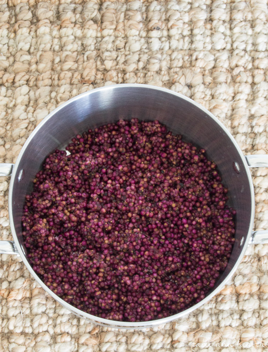 This tangy and sweet American beauty berry jelly makes good use of the berries from this southern US native shrub!