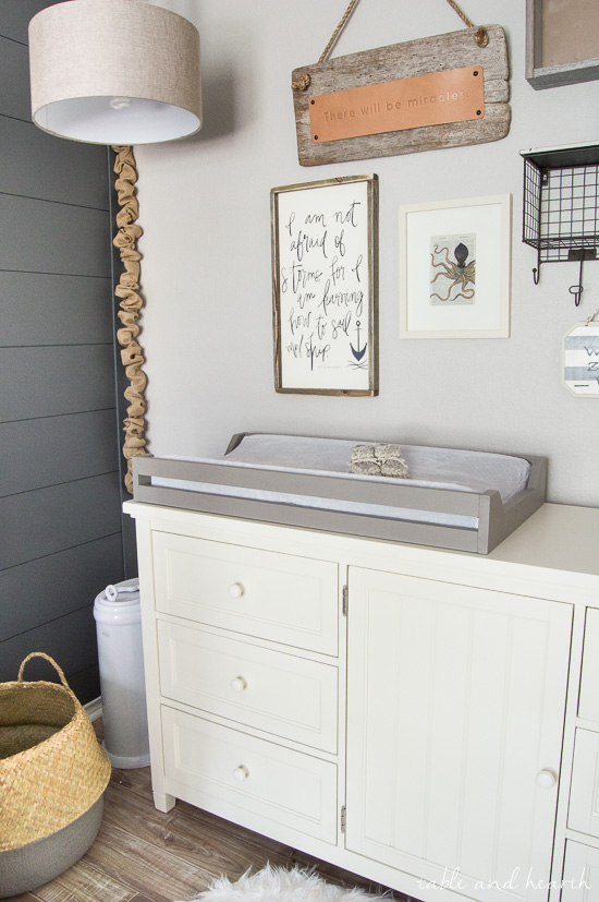 Easy Diy Changing Pad Tray For The Nursery Table And Hearth