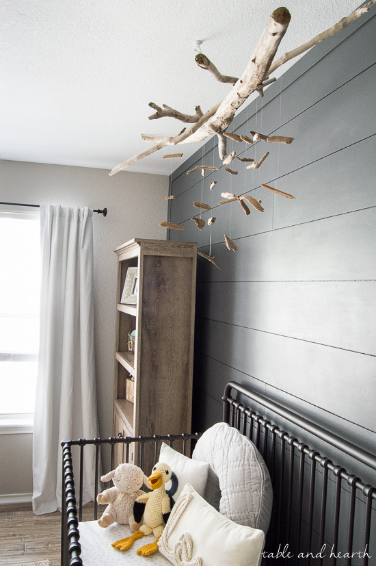 Diy Driftwood Mobile For A Coastal Nursery Table And Hearth