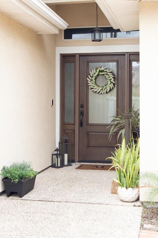 Coastal Farmhouse Entryway and Courtyard REVEAL! | Table and Hearth