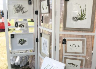 Tutorial on how to make your own vertical display wall to hang artwork from at a vendor booth! www.tableandhearth.com