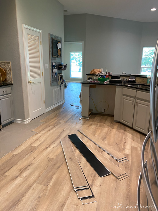 New Vinyl Plank Flooring Over Tile